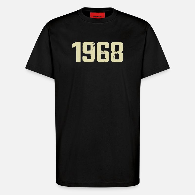 Jubilee 1968 - T-Shirt - made by SPREAD - SOLID BLACK
