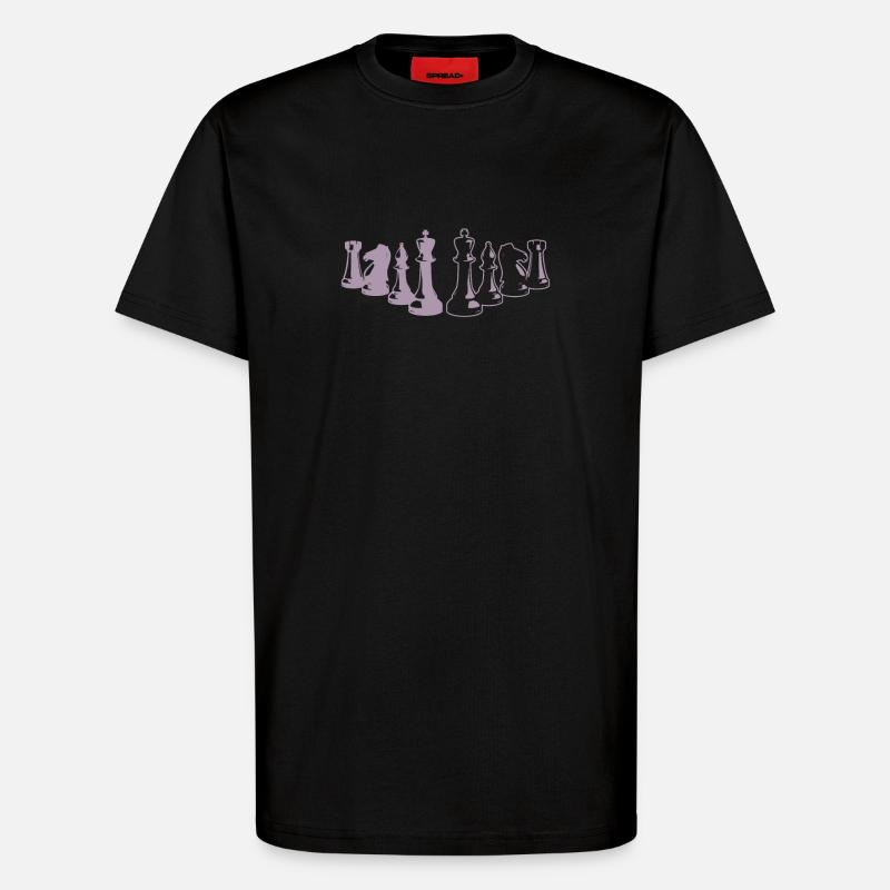 Schachspieler Geschenkideen Schach - T-Shirt - made by SPREAD - SOLID BLACK