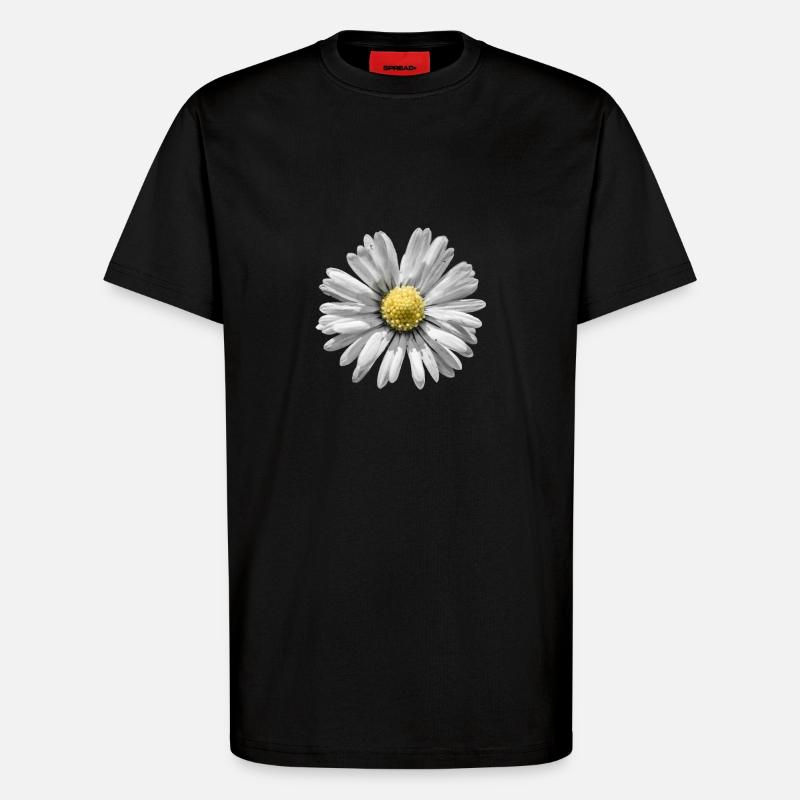 Gänseblümchen - T-Shirt - made by SPREAD - SOLID BLACK