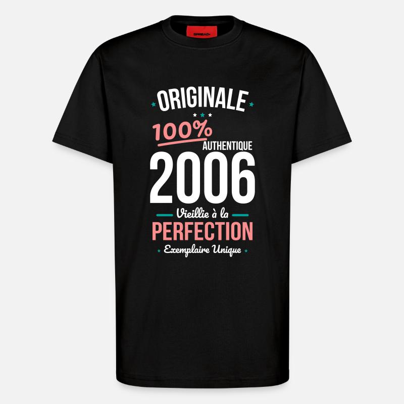 2006 – Original – Einzigartiges Exemplar - T-Shirt - made by SPREAD - SOLID BLACK