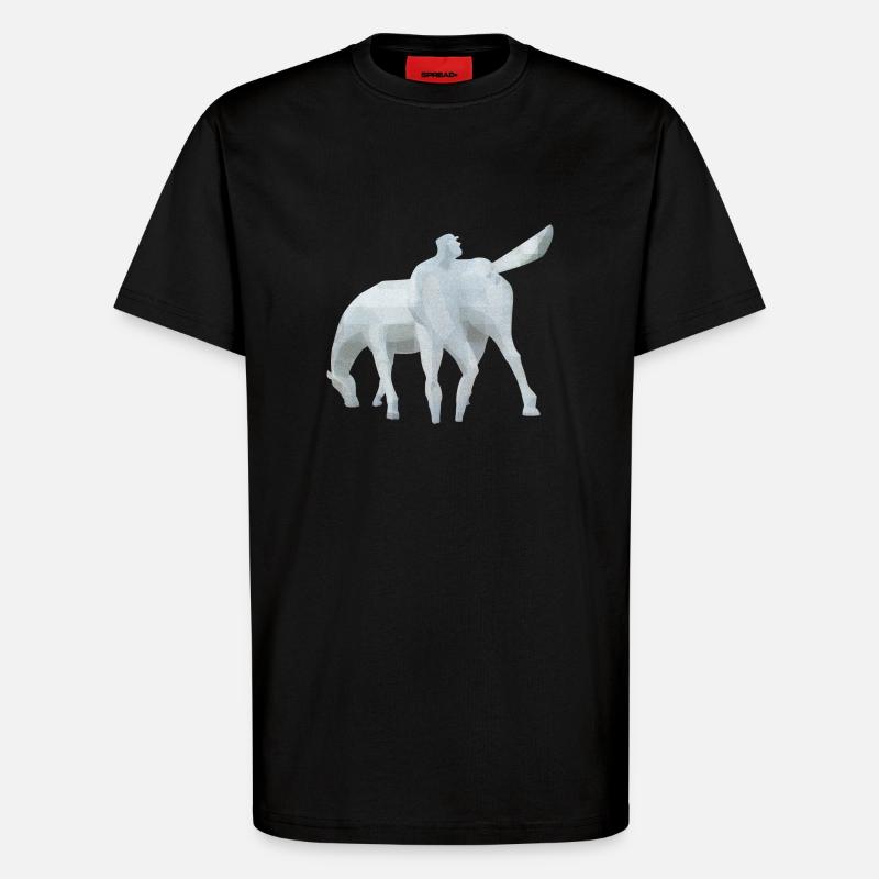 Peerd van Ome Loeks - T-Shirt - made by SPREAD - SOLID BLACK