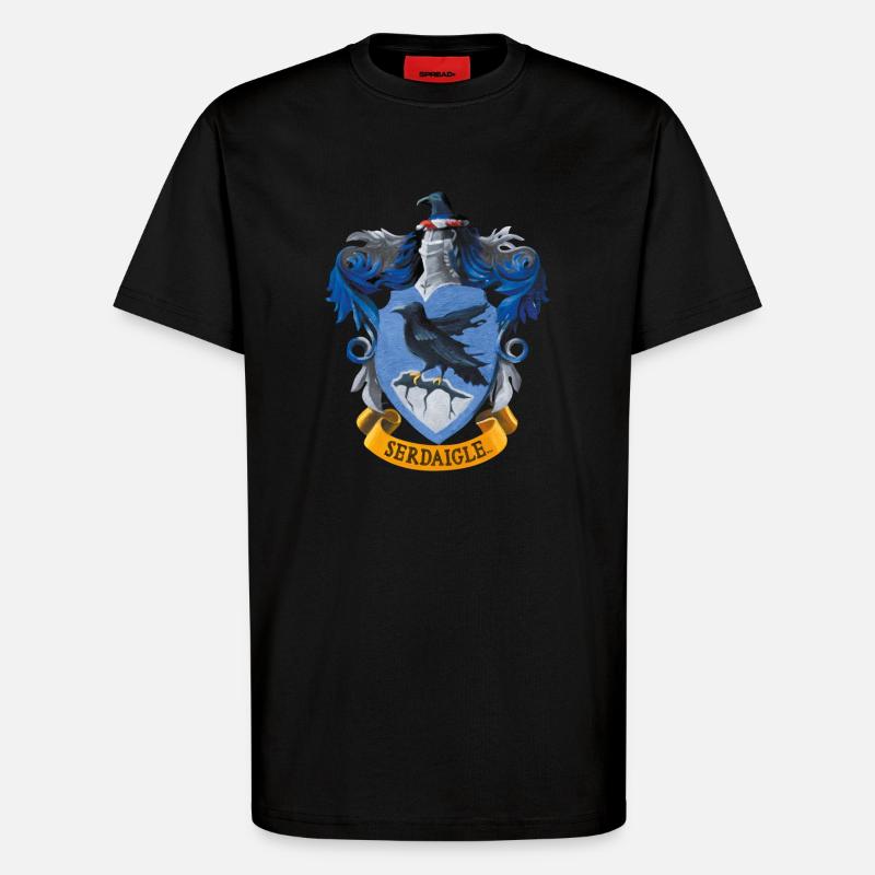 Harry Potter Ravenclaw Emblem Painting - T-Shirt - made by SPREAD - SOLID BLACK