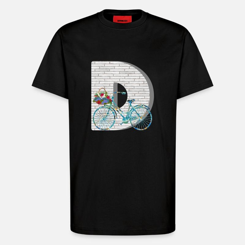 fahrrad e 100 d - T-Shirt - made by SPREAD - SOLID BLACK