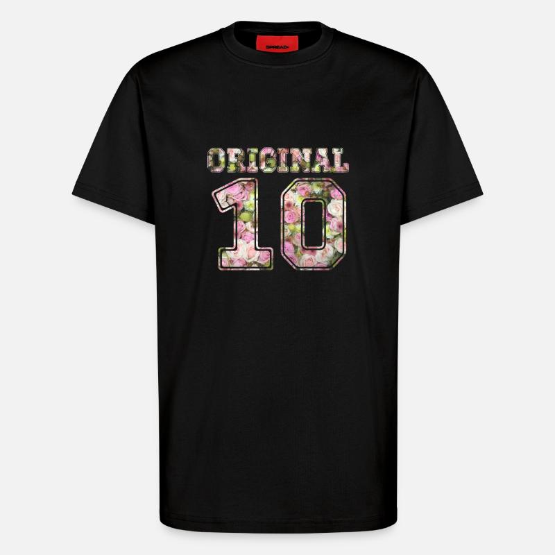 Original 10 - T-Shirt - made by SPREAD - SOLID BLACK