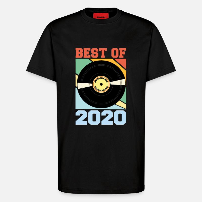 Le meilleur de 2020 - T-shirt bio décontracté fabriqué en UE - SOLID BLACK