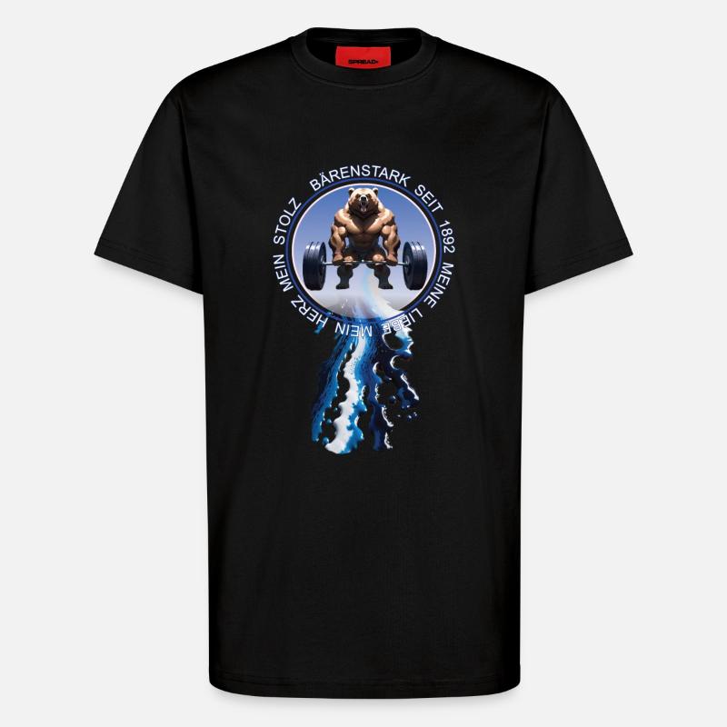 Bärenstark Berlin 1892 - T-Shirt - made by SPREAD - SOLID BLACK