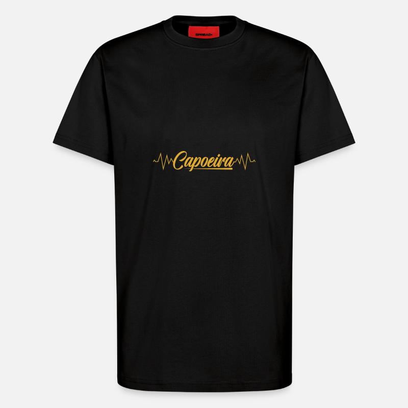 Capoeira - T-Shirt - made by SPREAD - SOLID BLACK