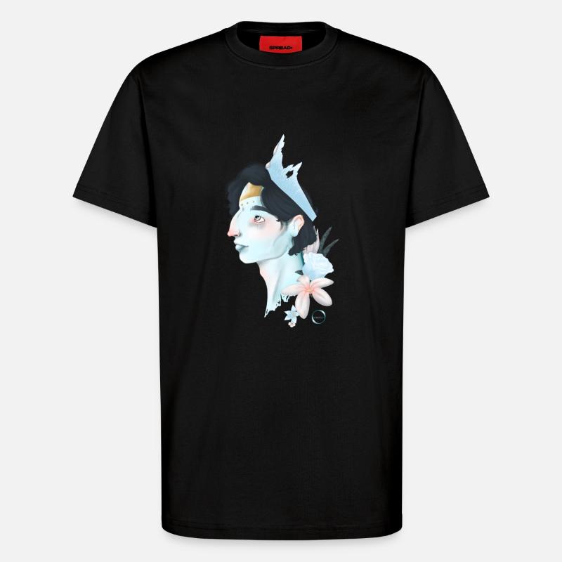 Ice Prinz (Ise) - T-Shirt - made by SPREAD - SOLID BLACK