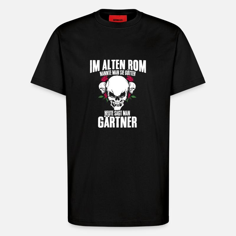 gärtner - T-Shirt - made by SPREAD - SOLID BLACK