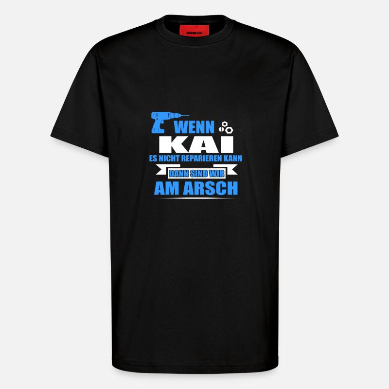 KAI-Geschenk - T-Shirt - made by SPREAD - SOLID BLACK
