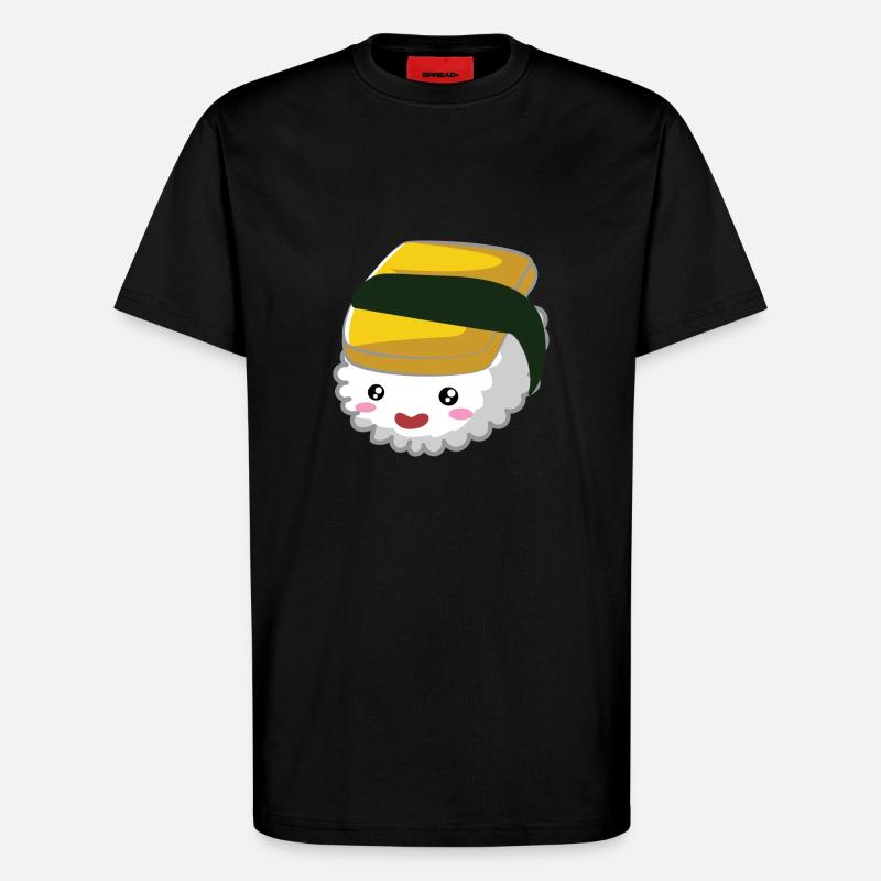 sushi6Zeichenflaeche 1 - T-Shirt - made by SPREAD - SOLID BLACK