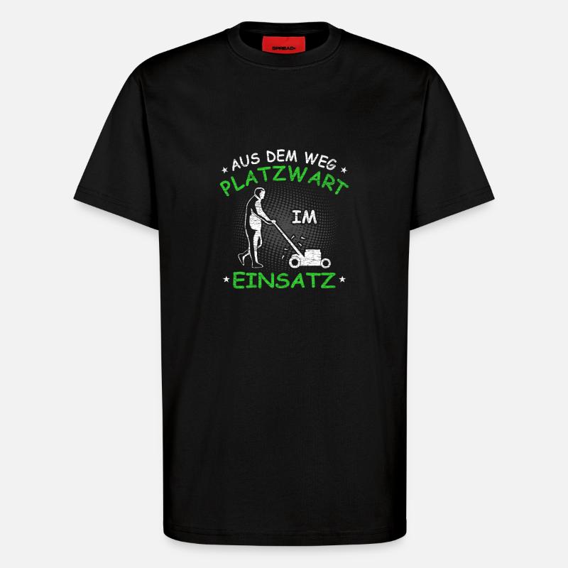 Platzwart Geschenkidee - T-Shirt - made by SPREAD - SOLID BLACK