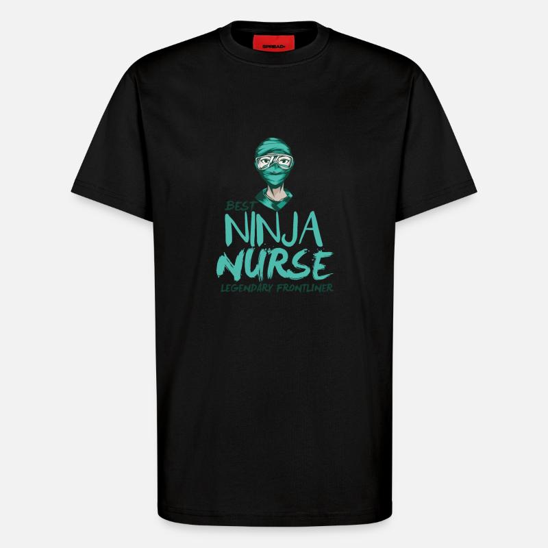Beste Krankenschwester lustig - T-Shirt - made by SPREAD - SOLID BLACK