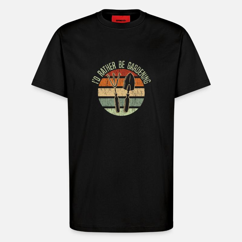 Ich Bin Im Garten - T-Shirt - made by SPREAD - SOLID BLACK