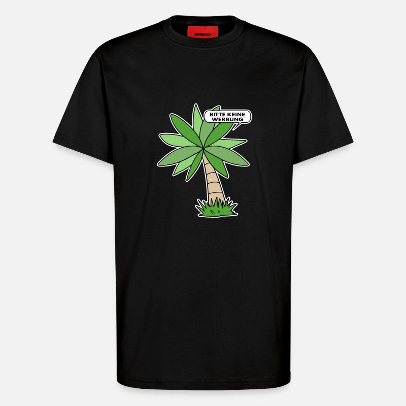 Bitte keine Werbung - T-Shirt - made by SPREAD - SOLID BLACK