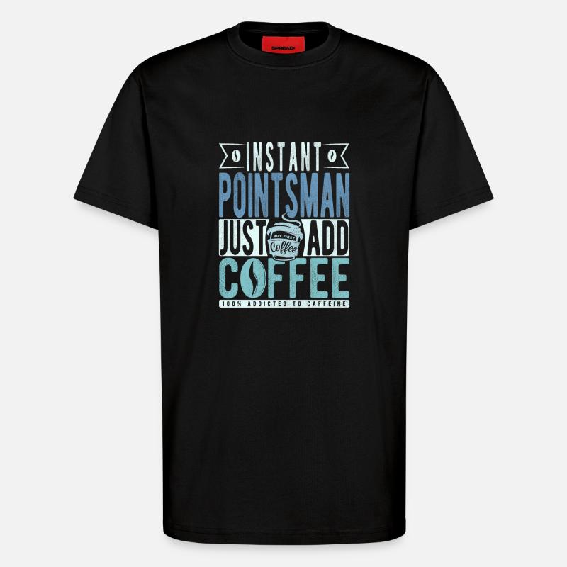 Changer de dicton de café - T-shirt bio décontracté fabriqué en UE - SOLID BLACK