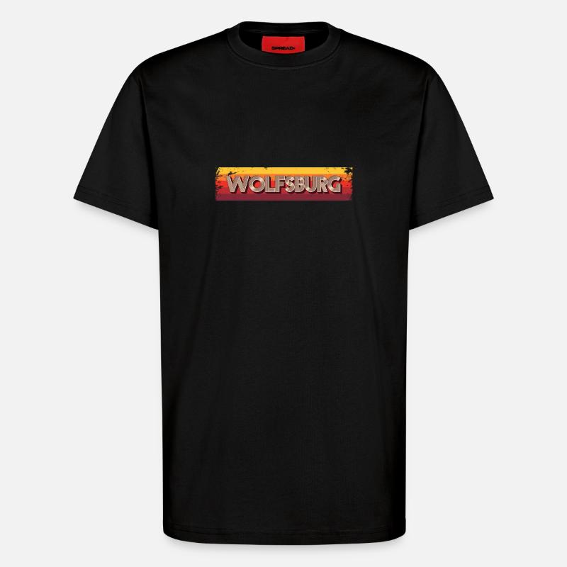 Wolfsburgerin Wolfsburger Wolfsburg - T-Shirt - made by SPREAD - SOLID BLACK
