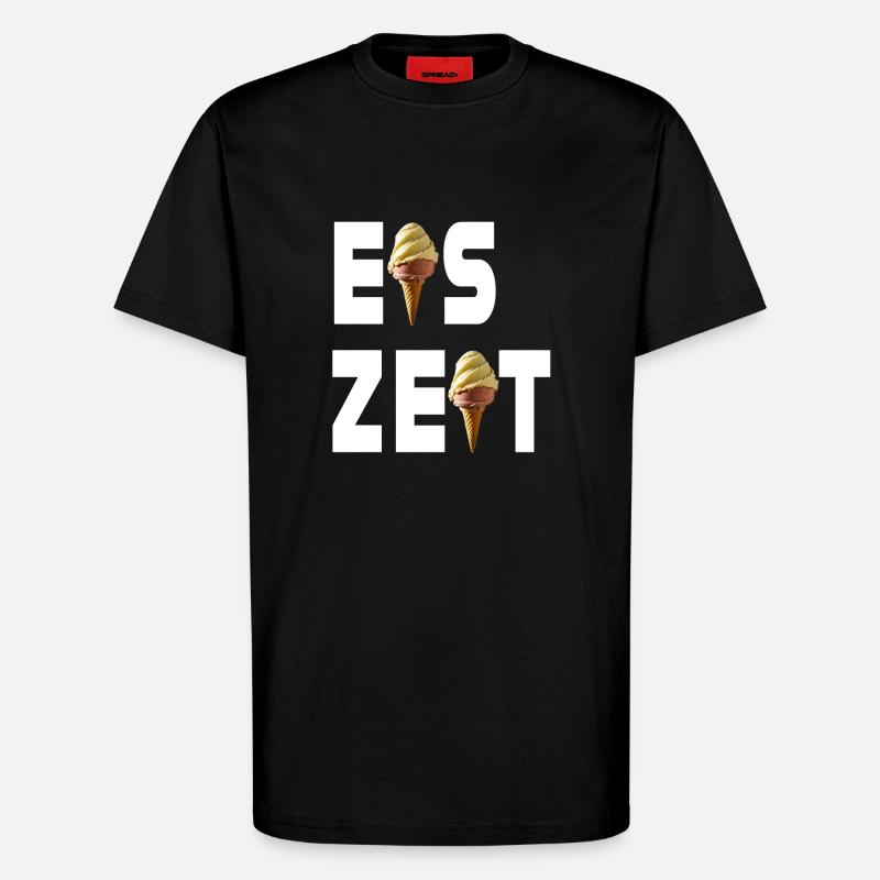 Eiszeit - T-Shirt - made by SPREAD - SOLID BLACK