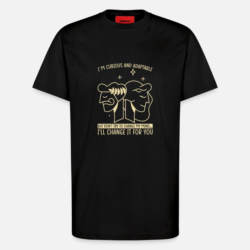 Zwillinge Sternzeichen Astrologie Horoskop - T-Shirt - made by SPREAD - SOLID BLACK