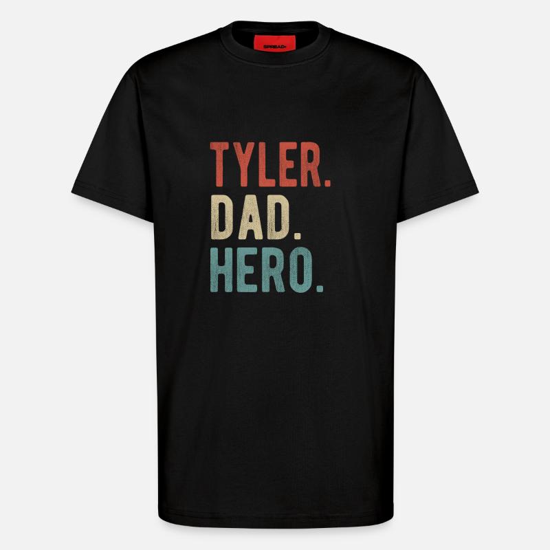 Tyler Papa Held - T-Shirt - made by SPREAD - SOLID BLACK