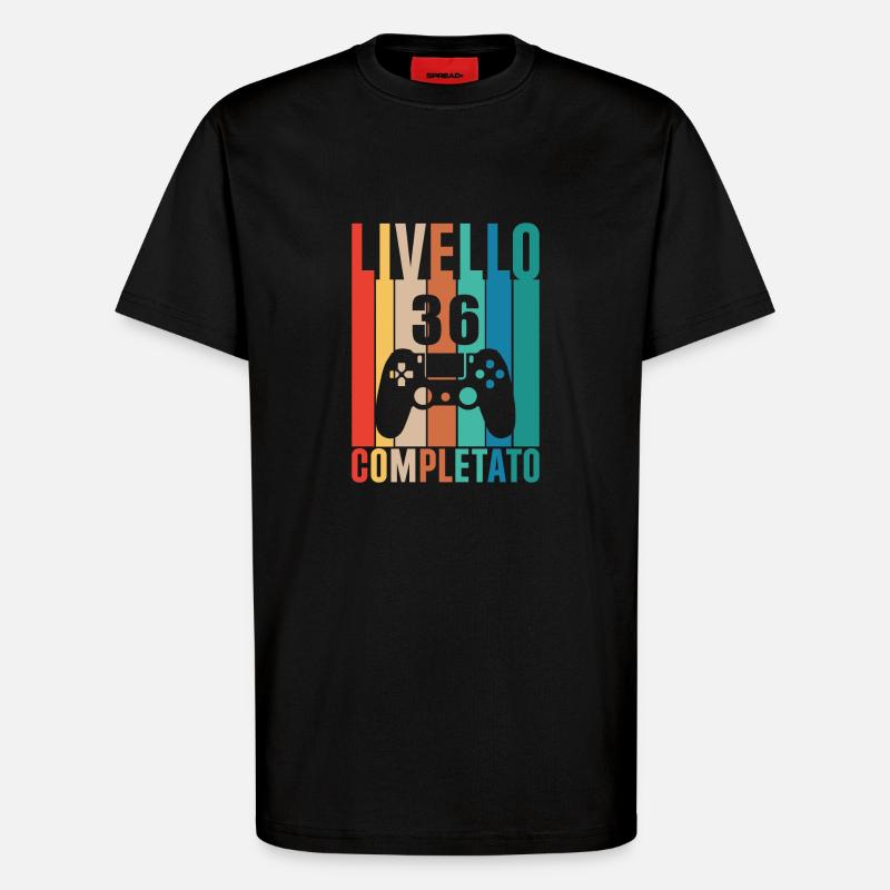 Stufe 36 - T-Shirt - made by SPREAD - SOLID BLACK