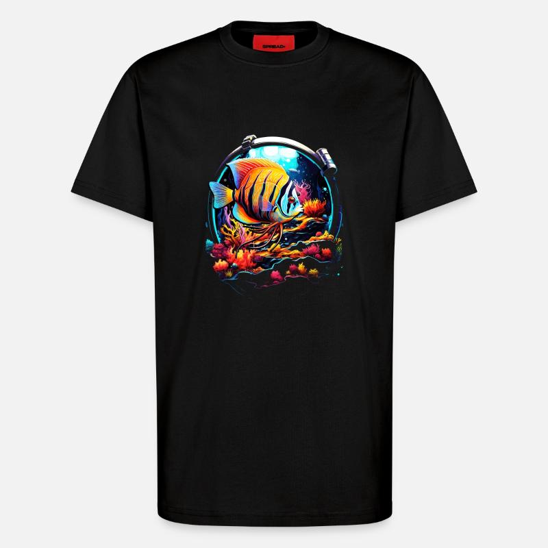 Skalar - T-Shirt - made by SPREAD - SOLID BLACK