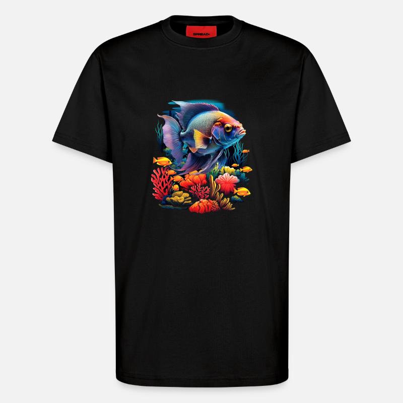 Skalar - T-Shirt - made by SPREAD - SOLID BLACK