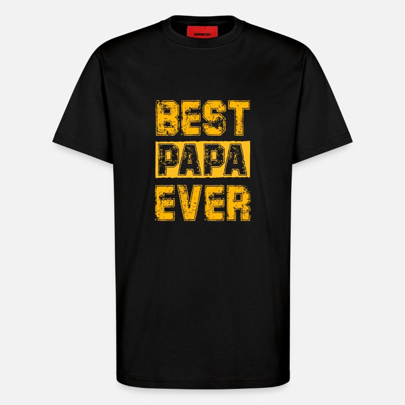 Bester Papa aller Zeiten - T-Shirt - made by SPREAD - SOLID BLACK