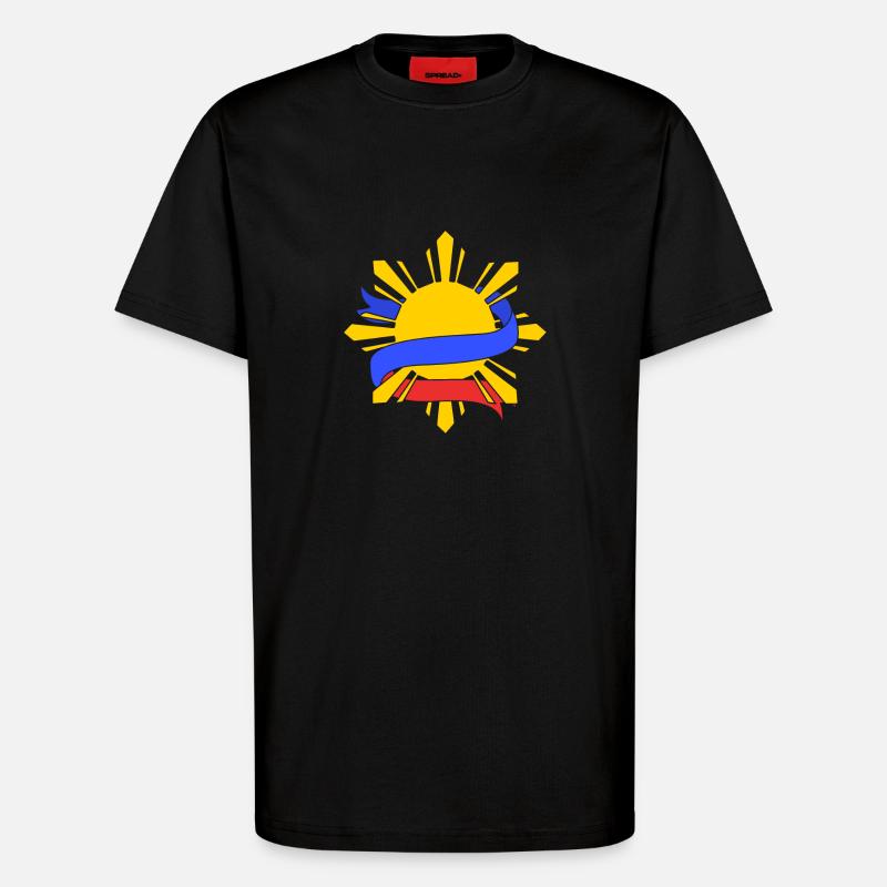 Philippinisch Philippinen - T-Shirt - made by SPREAD - SOLID BLACK