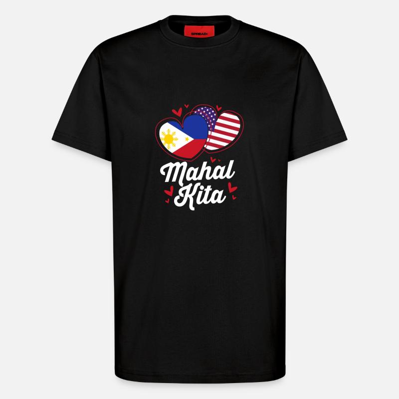 Philippinisch Philippinen - T-Shirt - made by SPREAD - SOLID BLACK