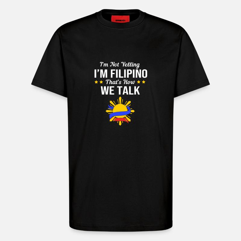 Philippinisch Philippinen - T-Shirt - made by SPREAD - SOLID BLACK