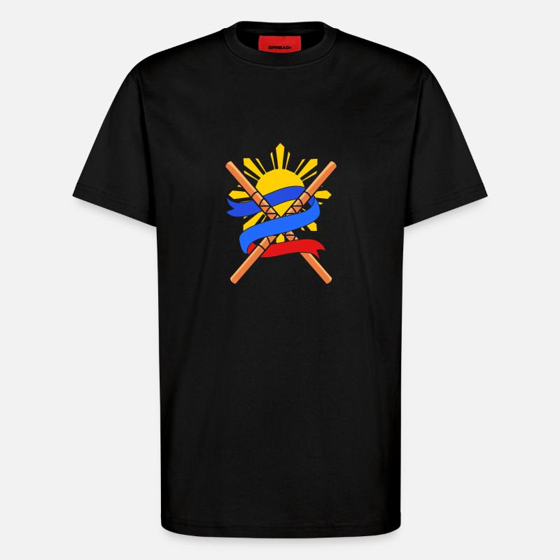 Philippinisch Philippinen - T-Shirt - made by SPREAD - SOLID BLACK