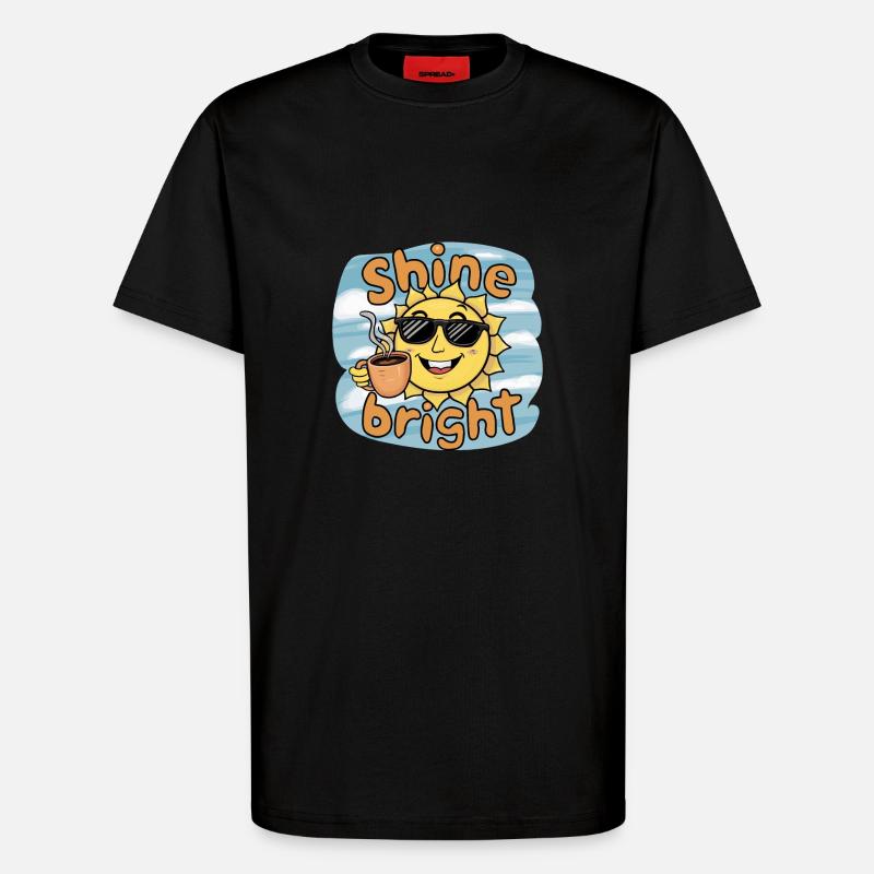 HELL LEUCHTEN - T-Shirt - made by SPREAD - SOLID BLACK