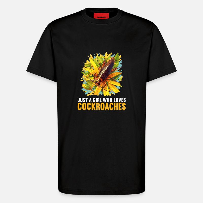 cafards cafards cafards cafard - T-shirt bio décontracté fabriqué en UE - SOLID BLACK