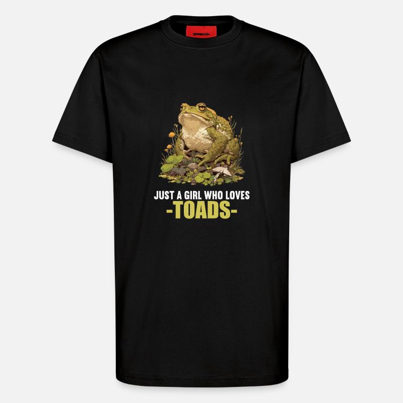 Toad Kröten Kröte - T-Shirt - made by SPREAD - SOLID BLACK