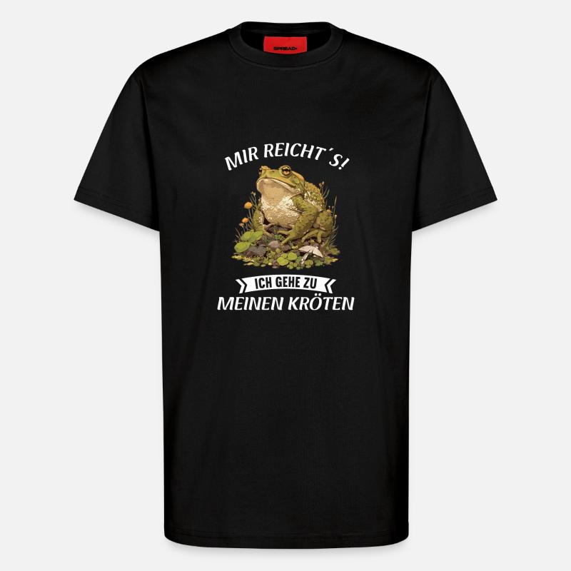 Crapaud crapaud crapaud - T-shirt bio décontracté fabriqué en UE - SOLID BLACK