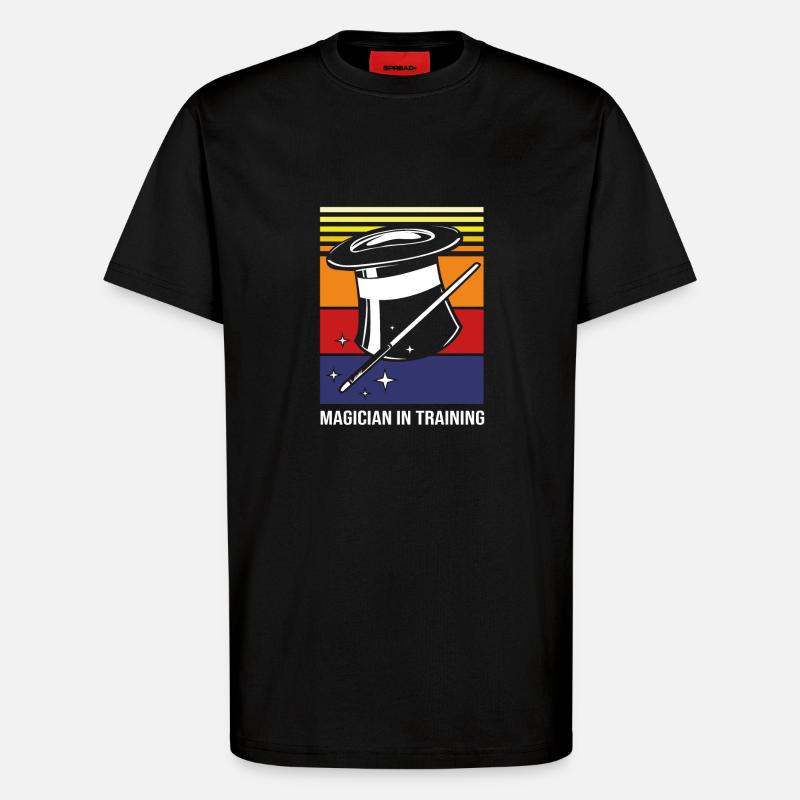 Zauberer - T-Shirt - made by SPREAD - SOLID BLACK