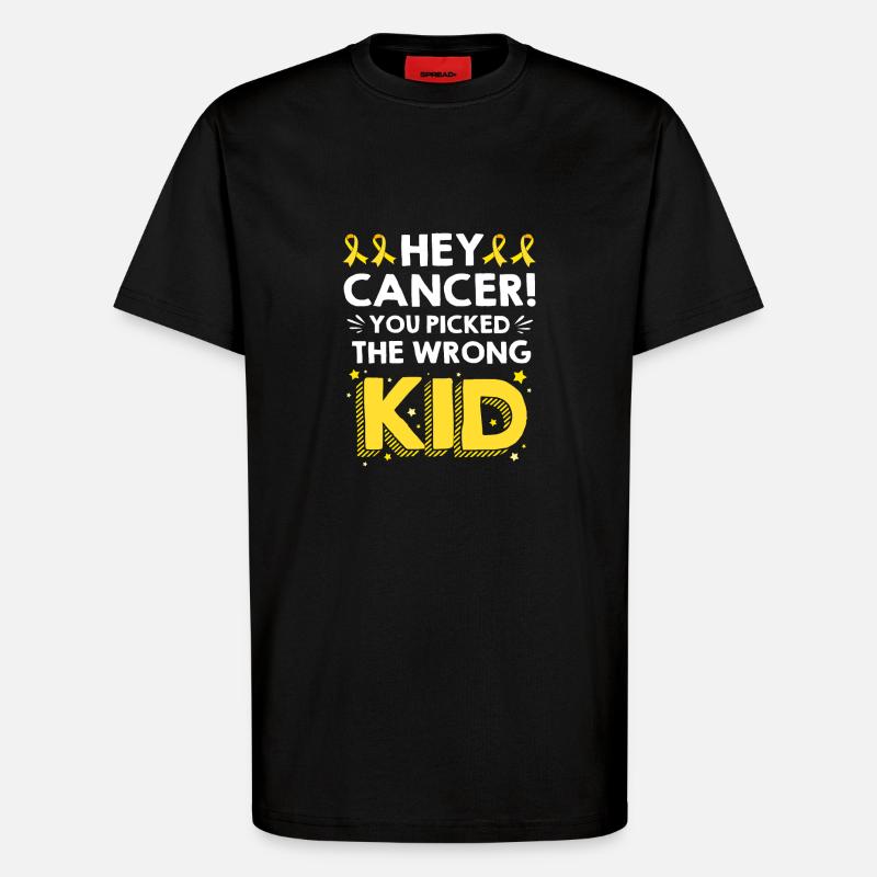 Krebs Kind - T-Shirt - made by SPREAD - SOLID BLACK