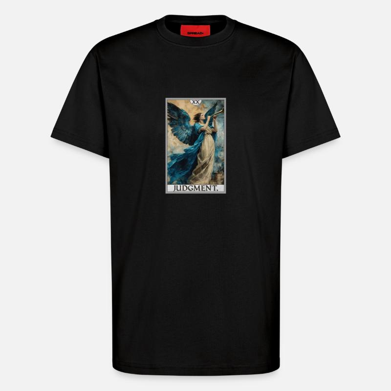 Tarotkarten Tarotkarte 20 Judgment Gericht - T-Shirt - made by SPREAD - SOLID BLACK
