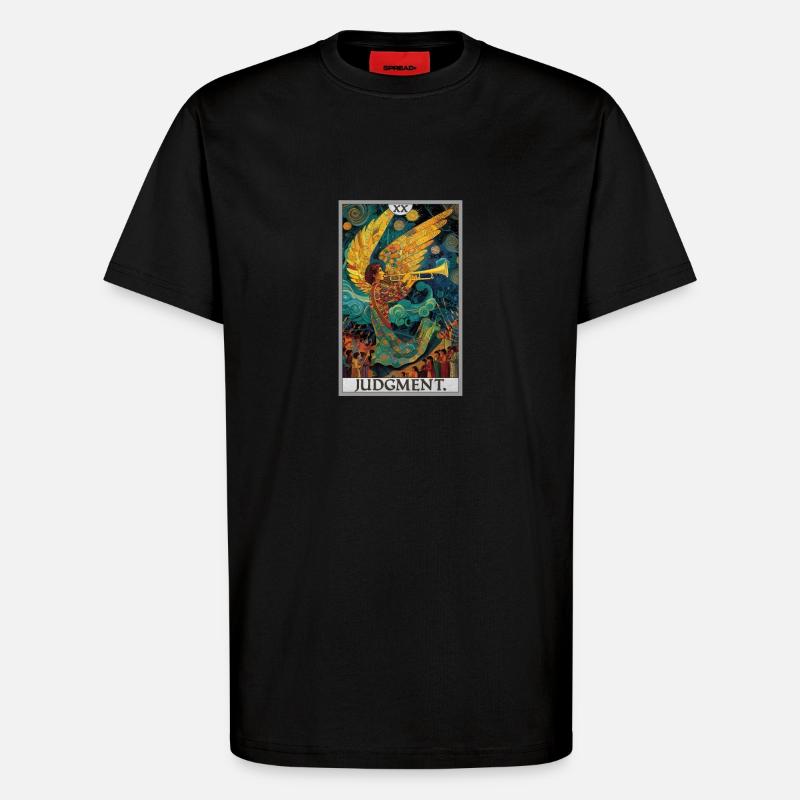 Tarotkarten Tarotkarte 20 Judgment Gericht - T-Shirt - made by SPREAD - SOLID BLACK
