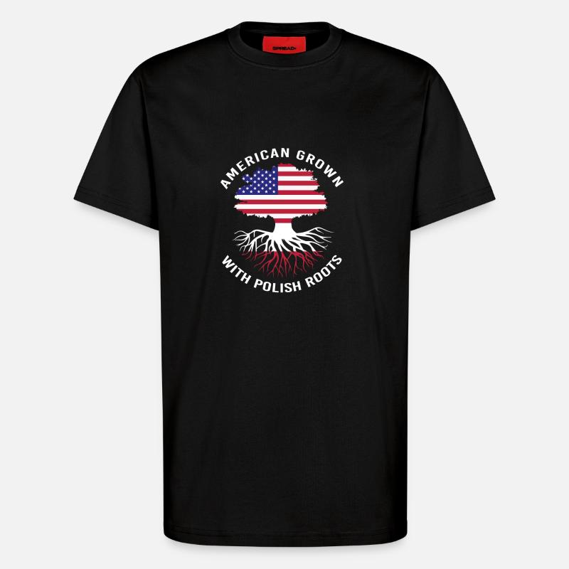 Polen Polnisch - T-Shirt - made by SPREAD - SOLID BLACK