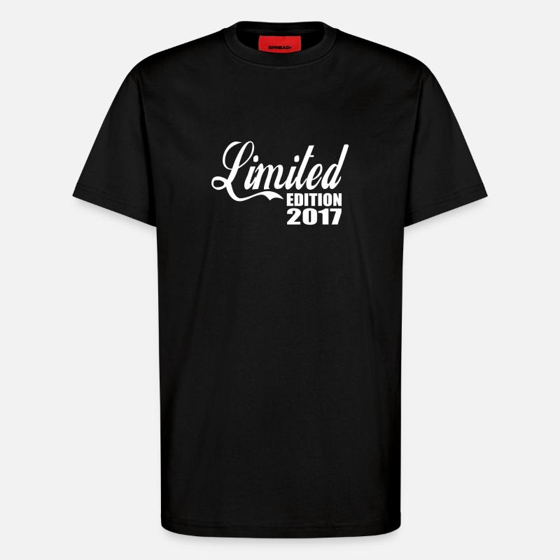 Edition Limitée 2017 - T-shirt bio décontracté fabriqué en UE - SOLID BLACK