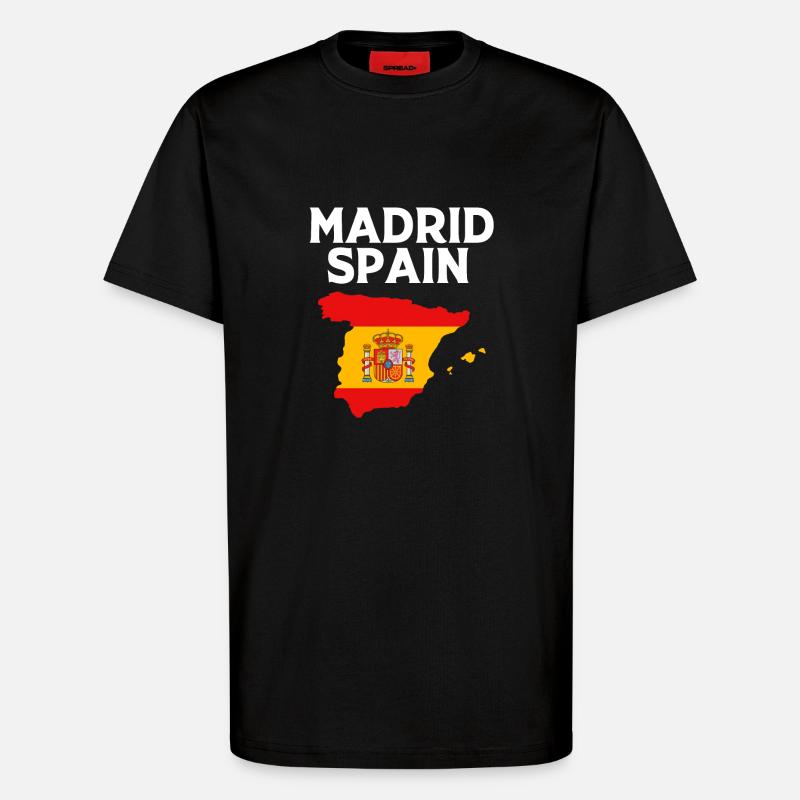 Spanien - T-Shirt - made by SPREAD - SOLID BLACK