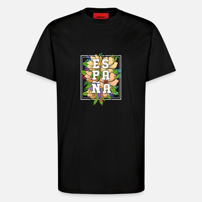 Spanien Spanisch - T-Shirt - made by SPREAD - SOLID BLACK
