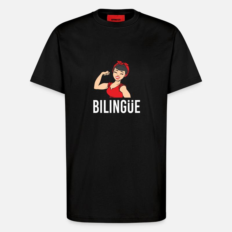 Spanien - T-Shirt - made by SPREAD - SOLID BLACK