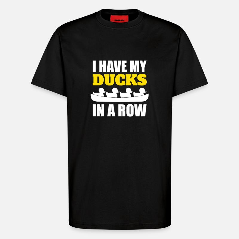 Rowing Crew Funny Rowing - T-Shirt - made by SPREAD - SOLID BLACK