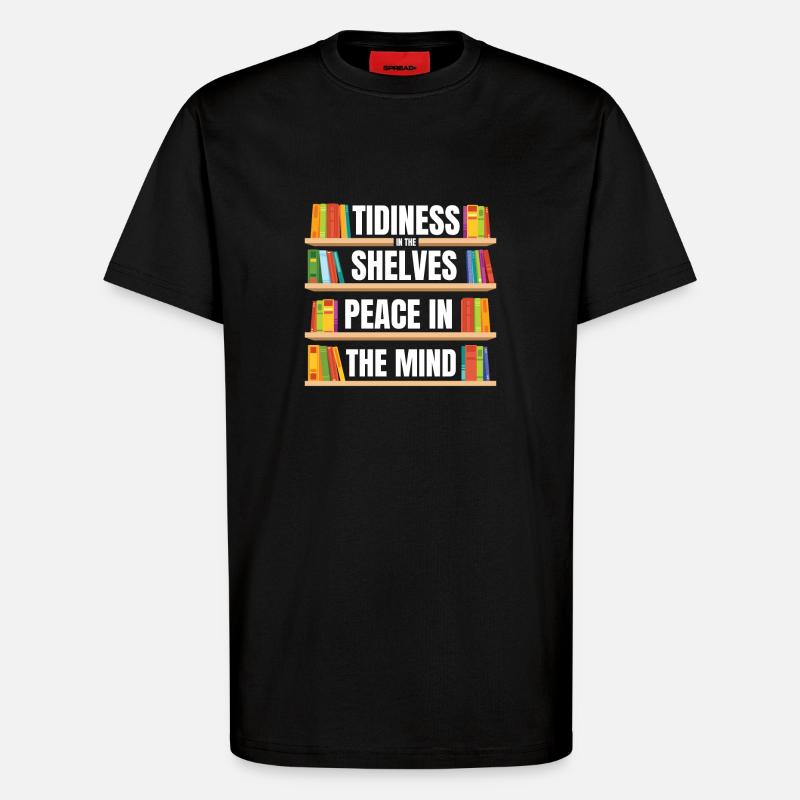 Bibliotheksassistent - T-Shirt - made by SPREAD - SOLID BLACK