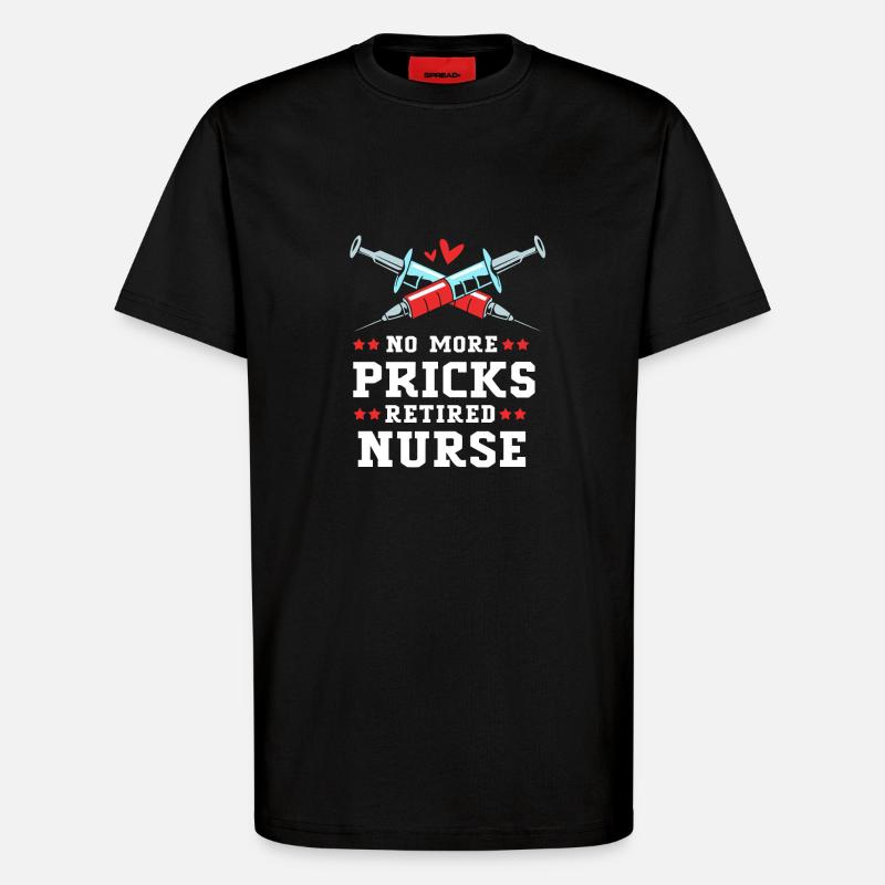 Krankenschwester Rente - T-Shirt - made by SPREAD - SOLID BLACK