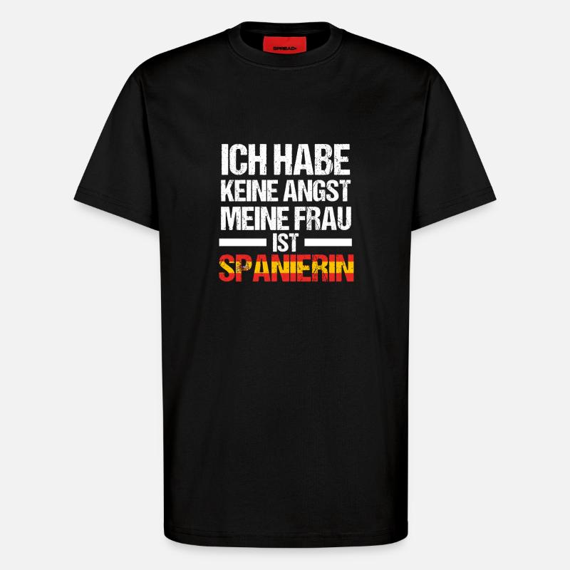 Spanier Spanien - T-Shirt - made by SPREAD - SOLID BLACK