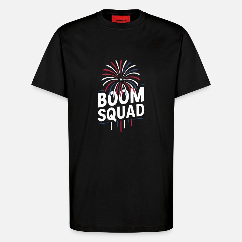 Pyrotechnics Fireworks Pyrotechnics - T-Shirt - made by SPREAD - SOLID BLACK